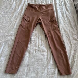 Old Navy Brown Plus Sz Active Go-dry Leggings